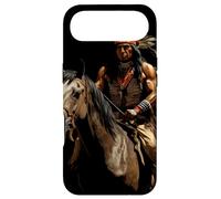Carcasa para iPhone Air Jefe Guerrero Nativo Americano Caballo Indio Americano