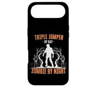 Carcasa para iPhone Air Jersey Triple por día Zombie por la Noche Triple Salto Halloween