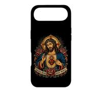 Carcasa para iPhone Air Jesucristo Corazón Ten Misericordia Arte Devocional Católico Fe