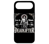 Carcasa para iPhone Air Jesucristo Deadlifter Camiseta Cristianismo Gimnasio Fitness
