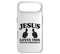 Carcasa para iPhone Air Jesús ama a Este Joven Bibliotecario Culto Cristiano Iglesia