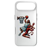 Carcasa para iPhone Air Jesus Dunking On The Devil Baloncesto Cool Bball