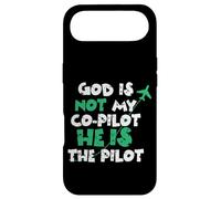Carcasa para iPhone Air Jesus God is The Pilot Aviation Christian Faith