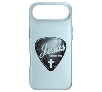 Carcasa para iPhone Air Jesús Guitarra Púa Silueta Fe Cristiana