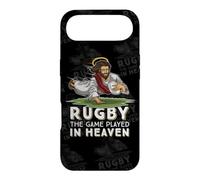 Carcasa para iPhone Air Jesús Jugando al Rugby Rugby - The Game Played In Heaven