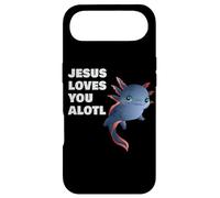Carcasa para iPhone Air Jesus Loves You Alotl - Axolotl Christian Faith Adult & Kids