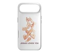 Carcasa para iPhone Air Jesus Loves You - American Sign Language Watercolor