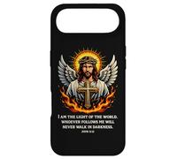 Carcasa para iPhone Air Jesús Luz del Mundo Juan 8:12 Versículo de la Biblia Cristiana