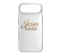 Carcasa para iPhone Air Jesús Salva el evangelio Cristiano Fe Esperanza Cita devocional Arte