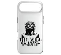 Carcasa para iPhone Air Jesús Tu Voluntad Hágase Verso de la Biblia Católica Mateo 6 10