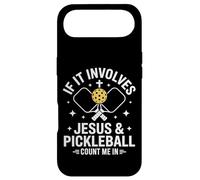 Carcasa para iPhone Air Jesús y Pickleball Christian Sport Gráfico