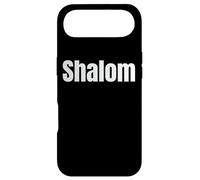 Carcasa para iPhone Air Jewish Hebrew Faith Phrase Design Shalom Chai