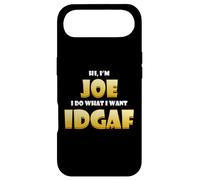 Carcasa para iPhone Air Joe Costume Idgaf Meme Personalized First Name Joseph