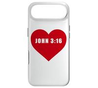 Carcasa para iPhone Air John 3:16 God So Loved The World Bible Verse Reference Heart