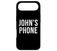 Carcasa para iPhone Air John's Phone Negro Blanco Nombre John