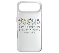 Carcasa para iPhone Air Joy Comes in The Morning Sign,Christian Scripture Psalm 30 5