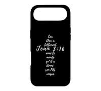 Carcasa para iPhone Air Juan 3 16 Cruz Cristiana Regalos Religión Verso Biblia