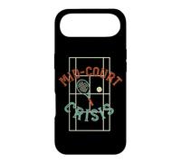 Carcasa para iPhone Air Juego de Palabras de Tenis Crisis en la cancha