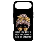 Carcasa para iPhone Air Juego de Palabras I Want to Sleep Like My Husband Mom Joke Mother Pun