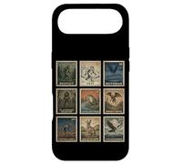Carcasa para iPhone Air Juego de Sellos Cryptid Bigfoot Yeti Mothman Legendary Creatures