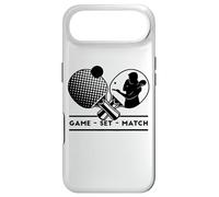 Carcasa para iPhone Air Jugadores de Tenis de Mesa Game-Set-Match Mesa de Ping-Pong