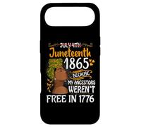 Carcasa para iPhone Air Juneteenth 1865 Mujeres de melanina Mis antepasados no Eran Libres 1776