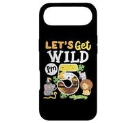 Carcasa para iPhone Air Jungle Safari Let's Get Wild 5th Birthday Zoo Niño de 5 años
