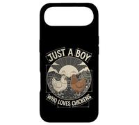 Carcasa para iPhone Air Just A Boy Who Loves Chickens Retro Farm Blueprint Livestock