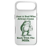 Carcasa para iPhone Air Just A Dad Who Always Came Back with The Milk Frog