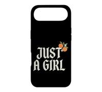 Carcasa para iPhone Air Just A Girl Gothic Typography Design
