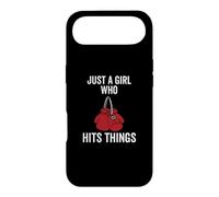 Carcasa para iPhone Air Just a Girl Who Hits Things Guantes de Boxeo Mujeres Punching