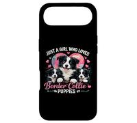 Carcasa para iPhone Air Just a Girl Who Loves Border Collie Puppies Lindo corazón de Perro
