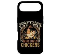 Carcasa para iPhone Air Just A Girl Who Loves Chickens Floral Farmhouse Barn