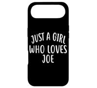 Carcasa para iPhone Air Just A Girl Who Loves Joe T-Shirt Cute Joe