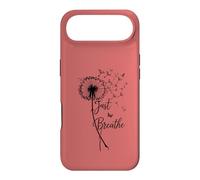 Carcasa para iPhone Air Just Breathe Dandelion Butterfly Inspirational Boho Floral
