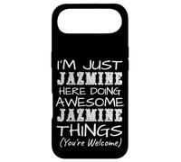 Carcasa para iPhone Air Just Jazmine Here Doing Jazmine Things Nombre