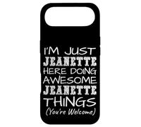 Carcasa para iPhone Air Just Jeanette Here Doing Jeanette Things Nombre