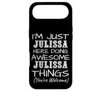 Carcasa para iPhone Air Just Julissa Here Doing Julissa Things Nombre