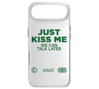 Carcasa para iPhone Air Just Kiss Me. We Can Talk Later Amor San Valentín Backprint