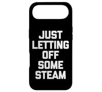 Carcasa para iPhone Air Just Letting Off Some Steam - Divertido Dicho Entrenamiento Muscular Gimnasio
