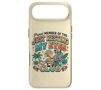 Carcasa para iPhone Air Just Resting My Eyes Club Coffee Lover Funny Beach Vacaciones