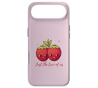 Carcasa para iPhone Air Just The Two of Us Cute Pink Kawaii Strawberry para Mujer