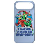 Carcasa para iPhone Air Justice League I Love a Man in Uniform