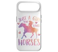 Carcasa para iPhone Air Justo una Chica Que ama a los Caballos Acuarela Caballo Western Rider