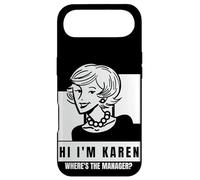 Carcasa para iPhone Air Karen Where's The Manager Millennial Quote Funny Meme