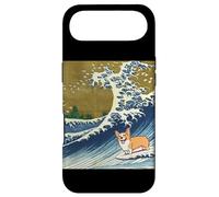 Carcasa para iPhone Air Kawaii Cute Corgi on The Great Wave in Hokusai Style