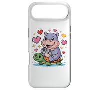 Carcasa para iPhone Air Kawaii Gaming Animal Graphic Turtle Cute Hippopotamus Gamer