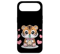 Carcasa para iPhone Air Kawaii Tiger Boba Lover Illustration