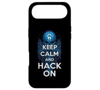 Carcasa para iPhone Air Keep Calm and Hack On Hacker Skull Circuit Board