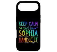 Carcasa para iPhone Air Keep Calm and Let Sophia Handle It Chill Nombre